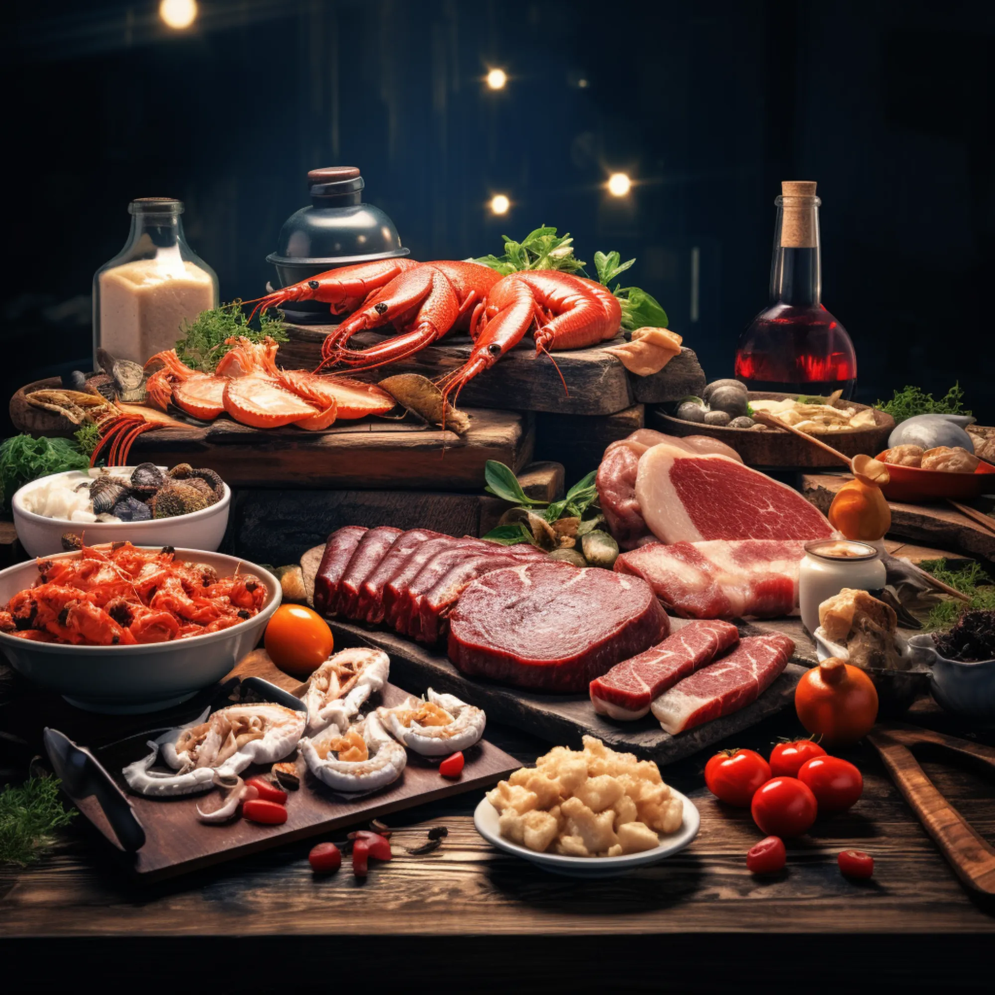 Meat, Poultry & Fish